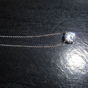 Sterling Silver CZ Necklace